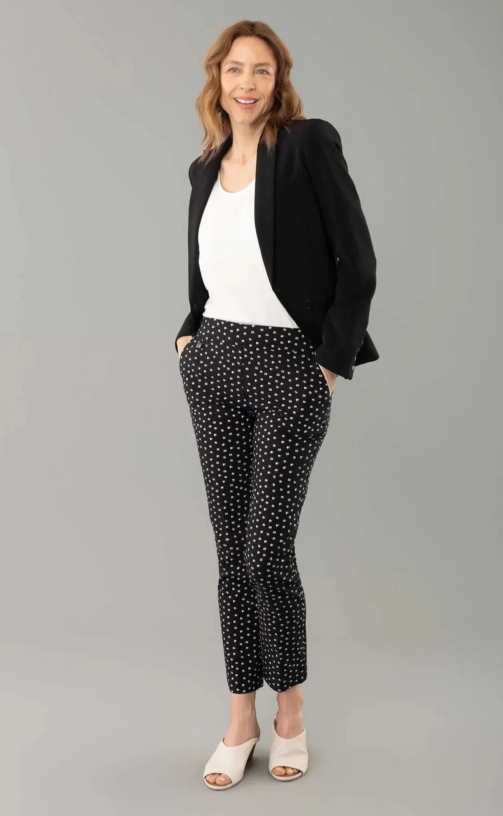 11141010 Ankle Pant with Panda Dot