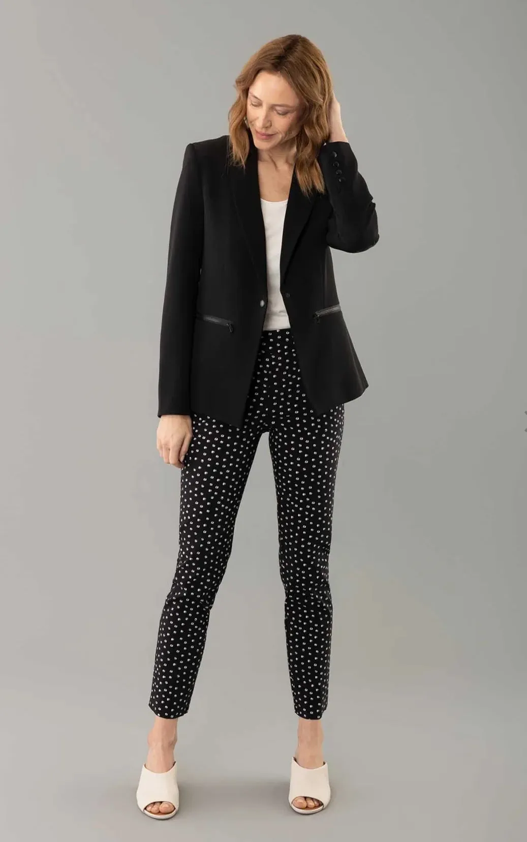 11141010 Ankle Pant with Panda Dot