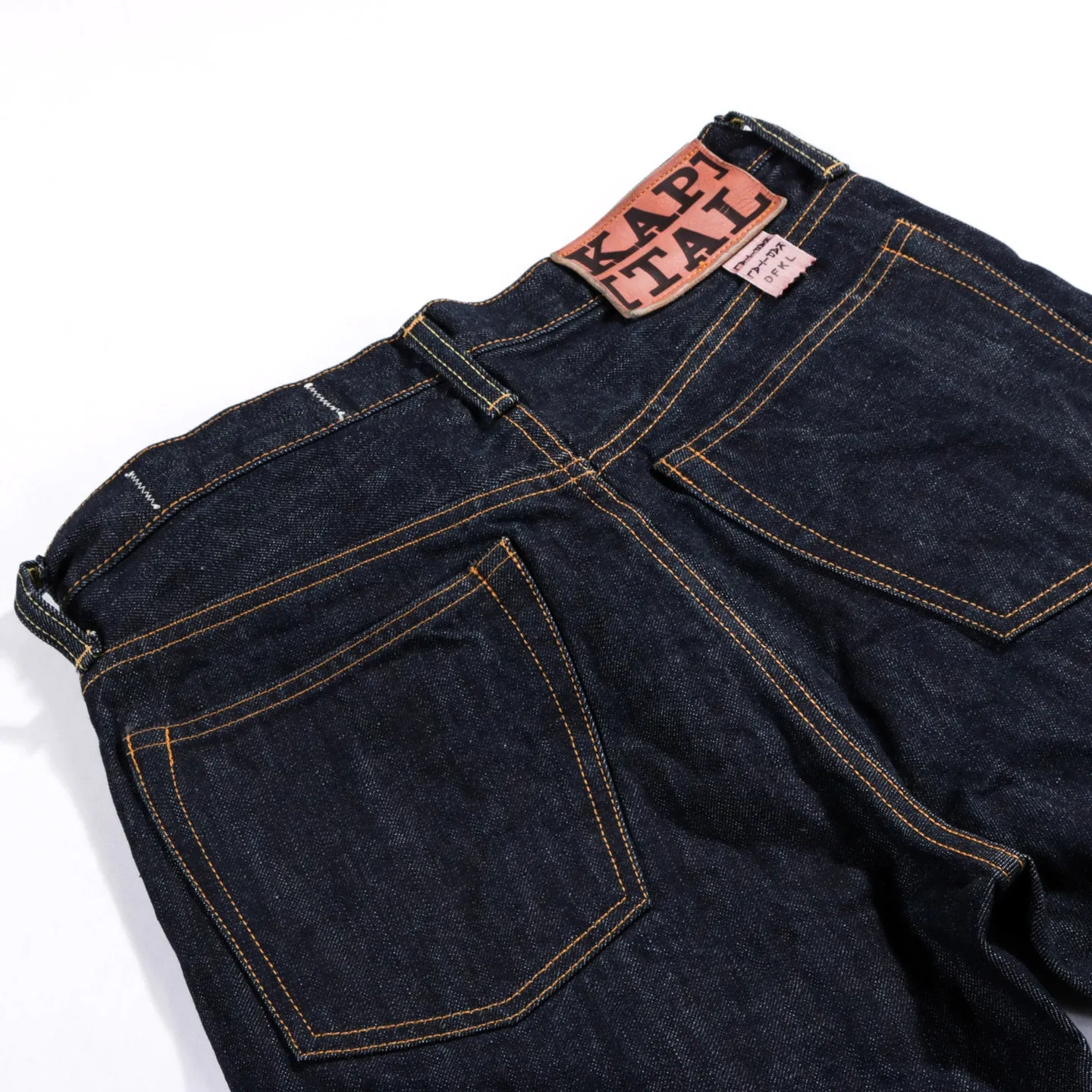 14oz Denim Stone Washed Jeans - Kapital - 5 Pocket Design