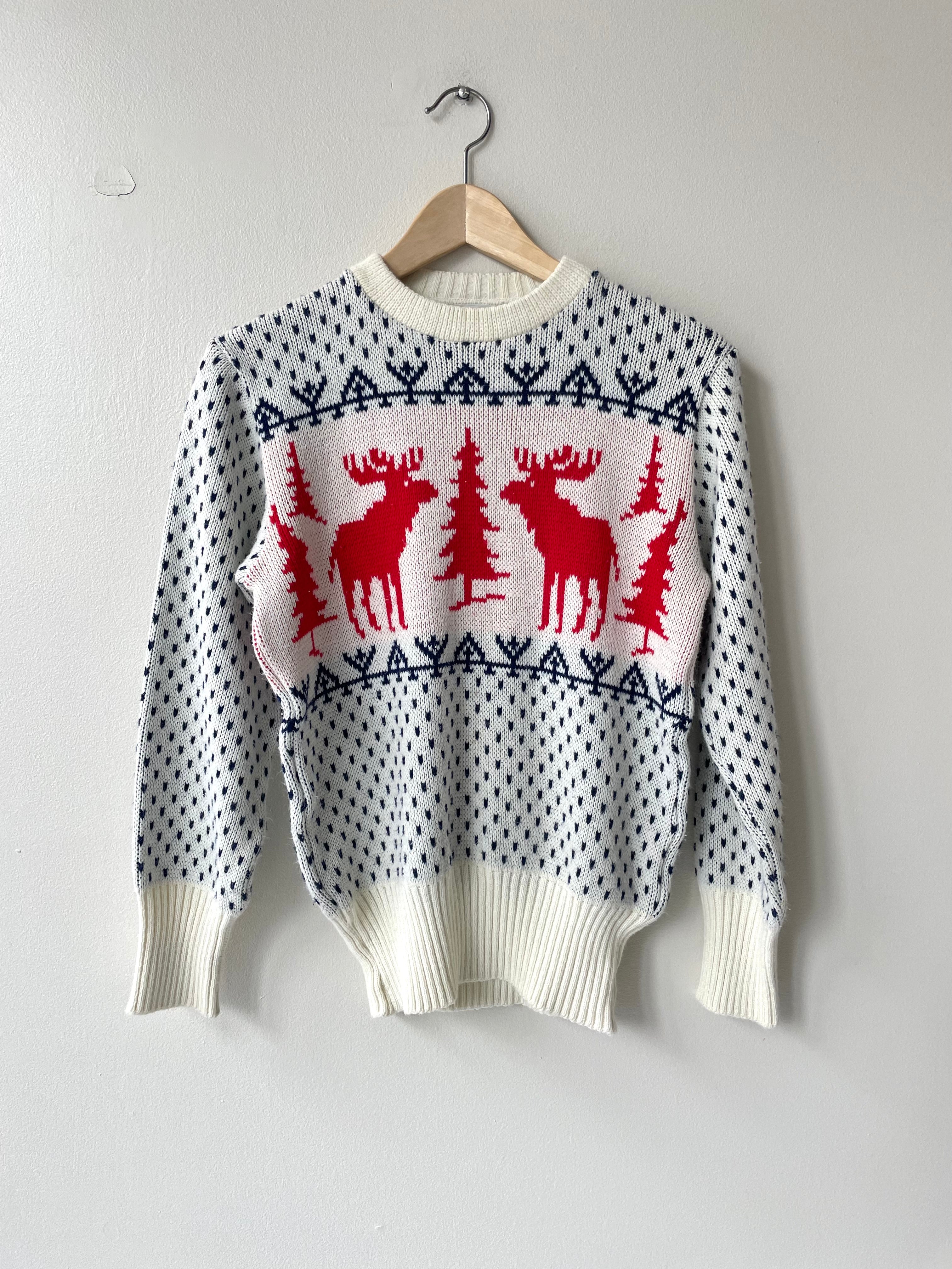 1950s Twin Elk Sweater