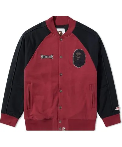 A Bathing Ape Men's Bape Sweat Varsity Jacket