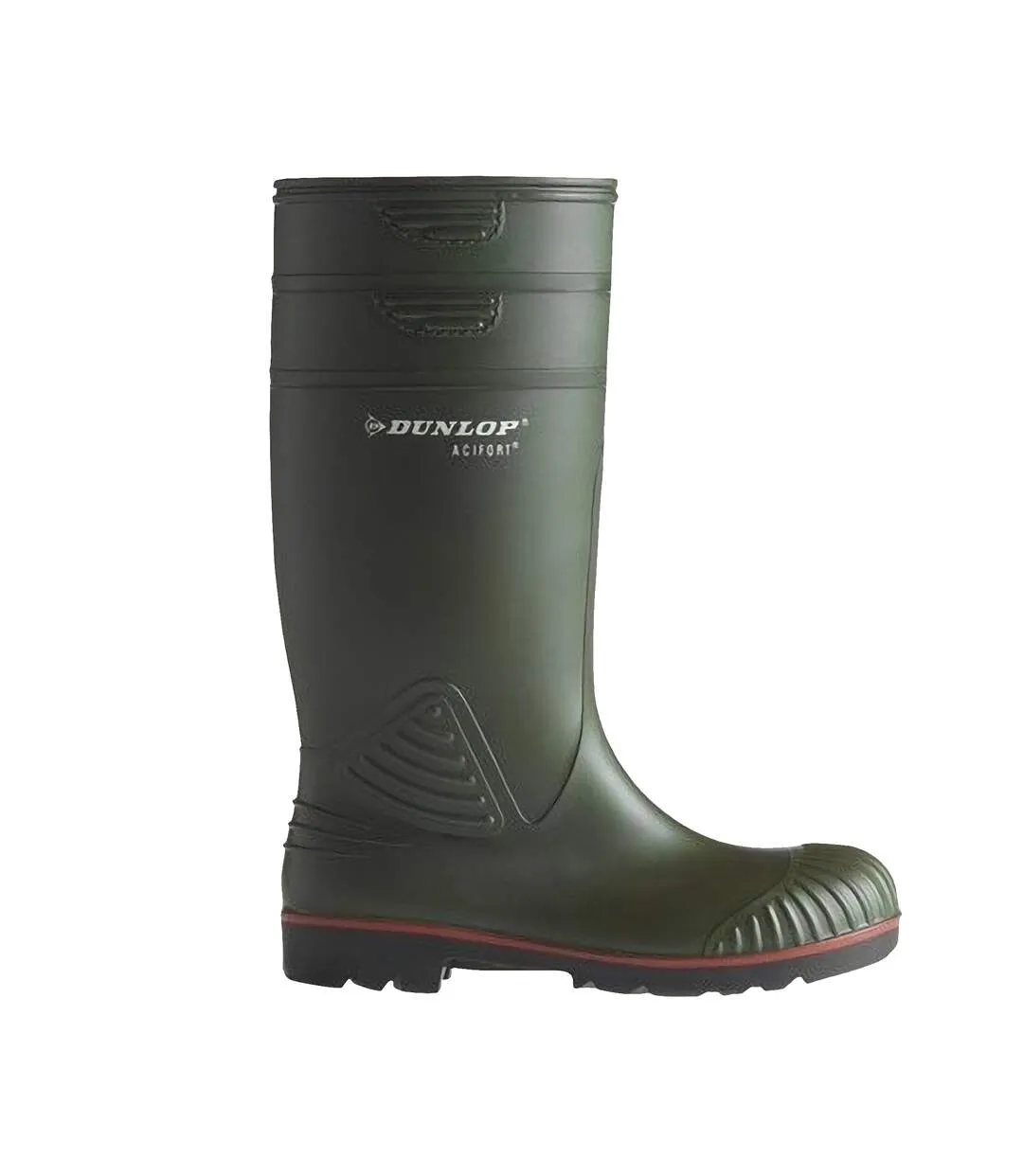 A442631 actifort heavy duty safety wellington / mens boots / safety wellingtons green Dunlop