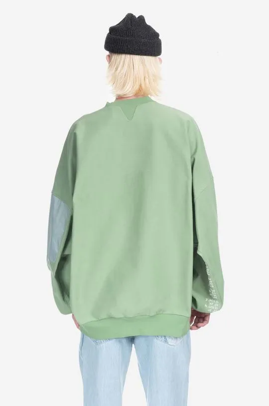 A.A. Spectrum sweatshirt Geoflow Sweater green color