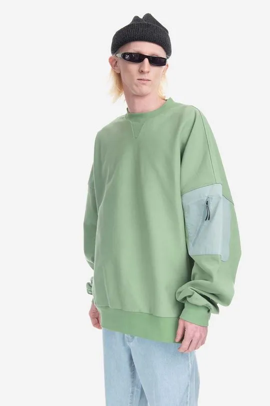 A.A. Spectrum sweatshirt Geoflow Sweater green color