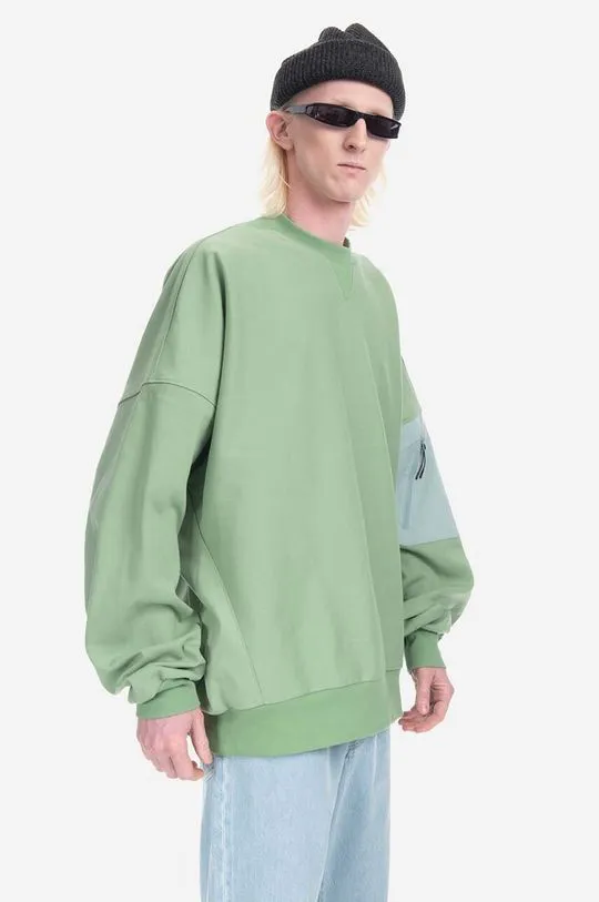 A.A. Spectrum sweatshirt Geoflow Sweater green color