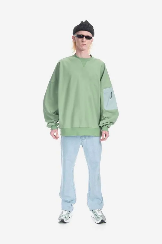 A.A. Spectrum sweatshirt Geoflow Sweater green color