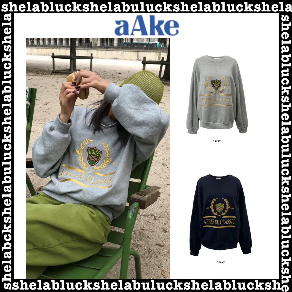 AAKE | Street Style Long Sleeves Logo Hoodies & Sweatshirts