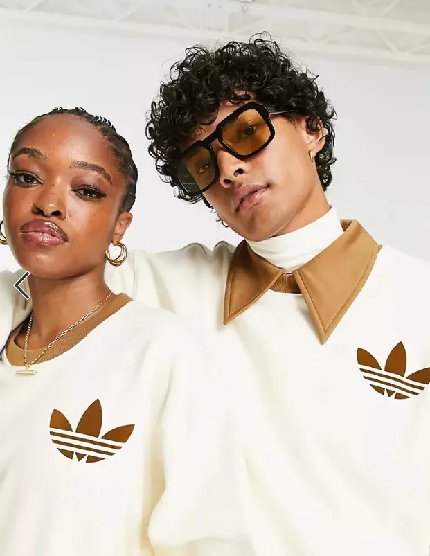 adidas | Long Sleeve Cotton Logo Hoodies & Sweatshirts - Unisex.