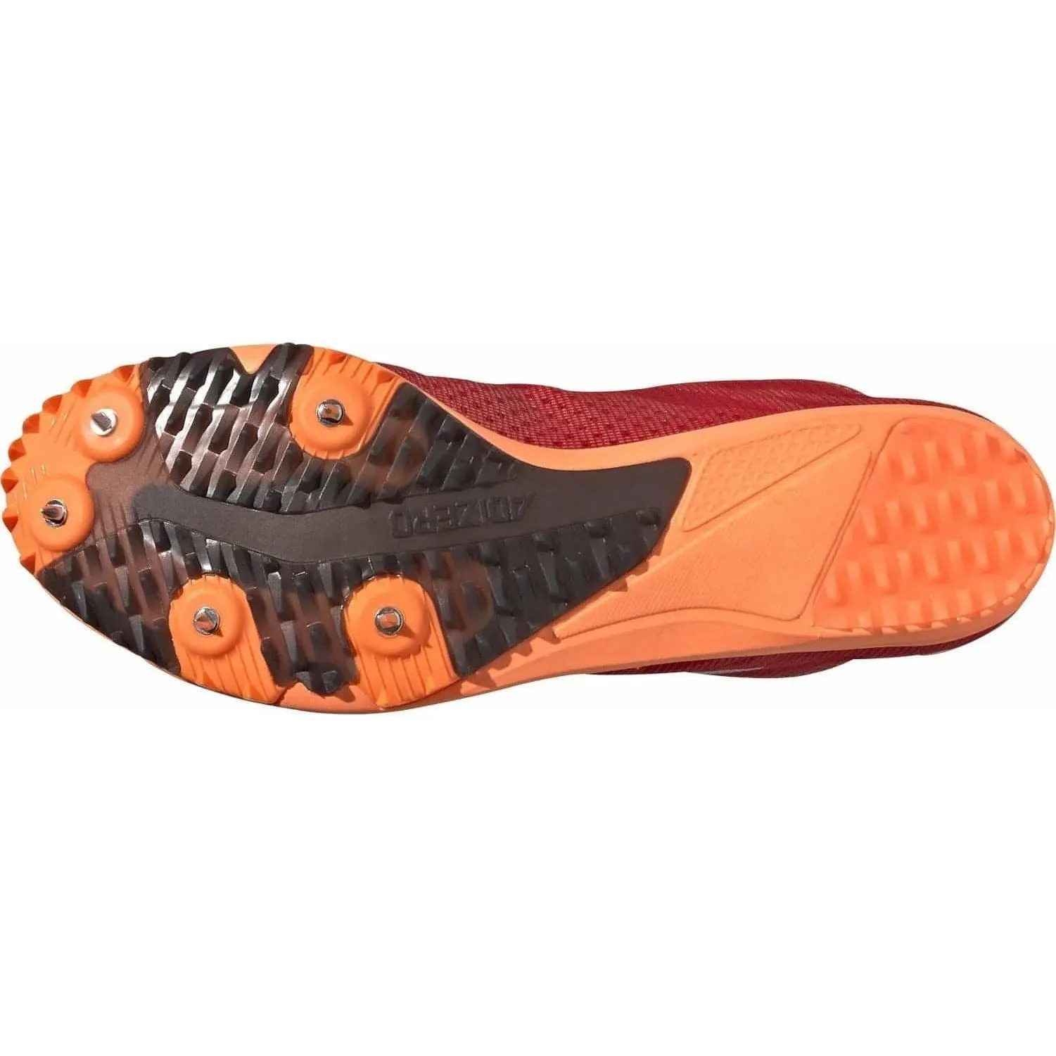 adidas Adizero XCS Cross Country Running Spikes - Red, Google SEO friendly words: adidas Adizero XCS Red Running Spikes.