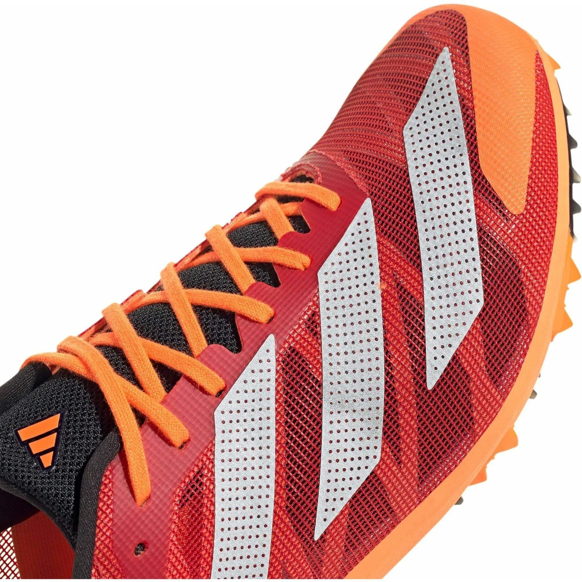 adidas Adizero XCS Cross Country Running Spikes - Red, Google SEO friendly words: adidas Adizero XCS Red Running Spikes.