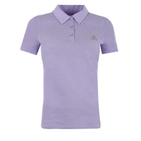 Adidas AeroKnit ClimaCool Women's Purple Polo Shirt