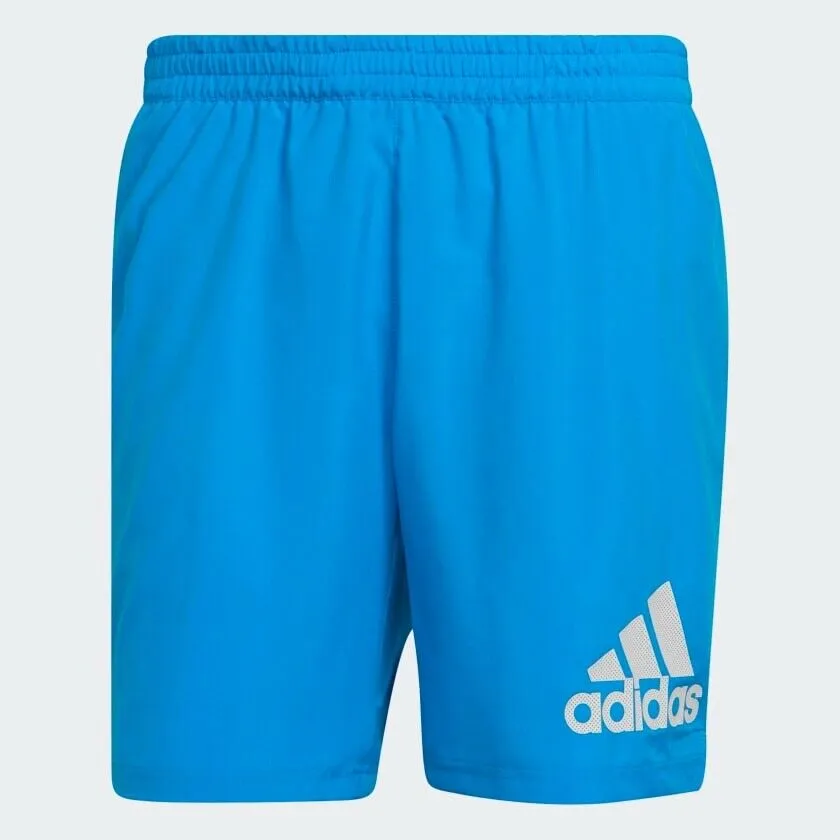 adidas blue running shorts with reflective pockets for men. Ideal for fitness, gym, and sports.