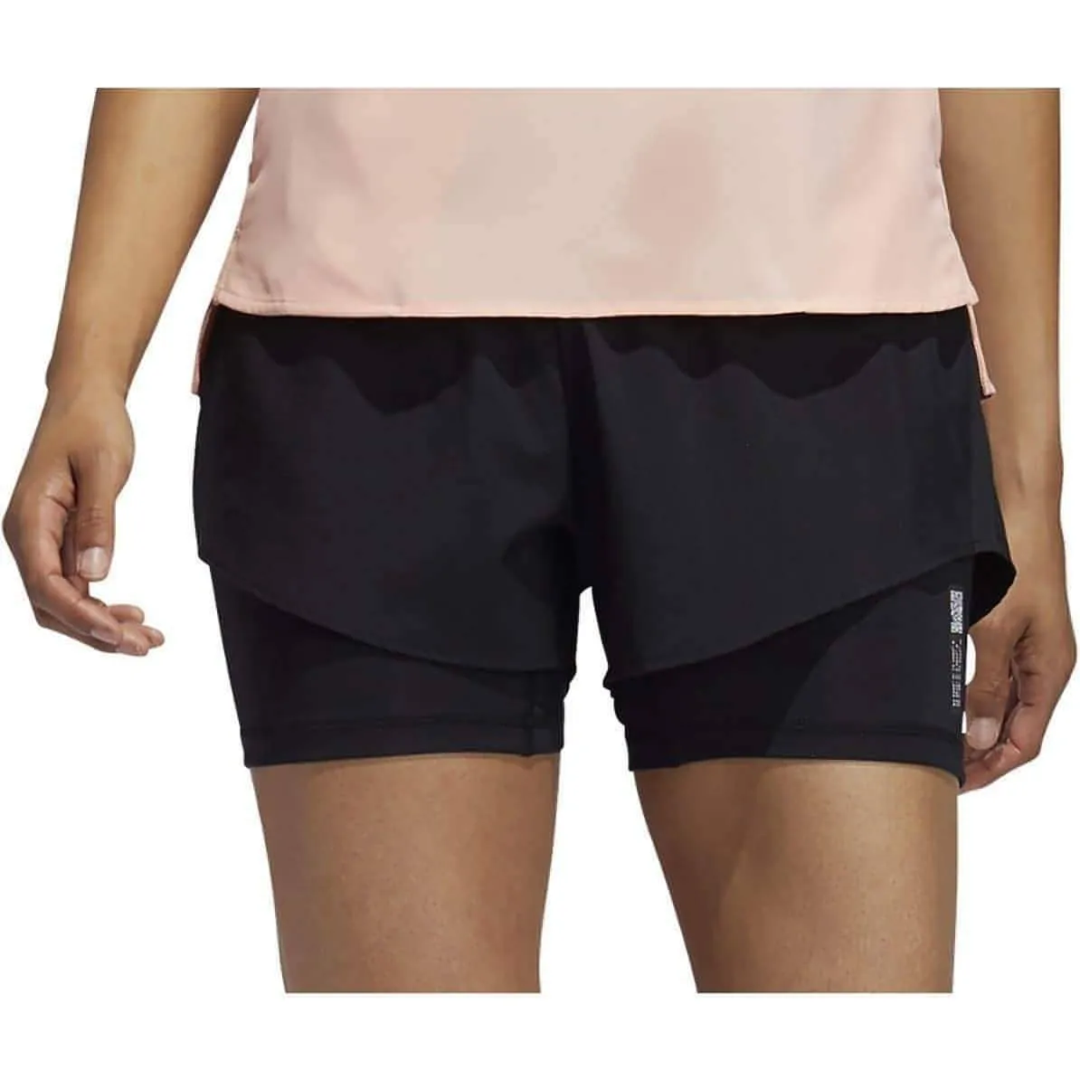 adidas Chaos 2 in 1 Women's Running Shorts - Black