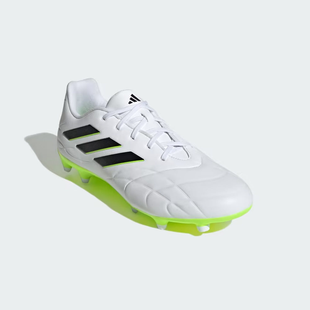 Adidas Copa Pure II.3 FG Football Boots White Black Lucid Lemon