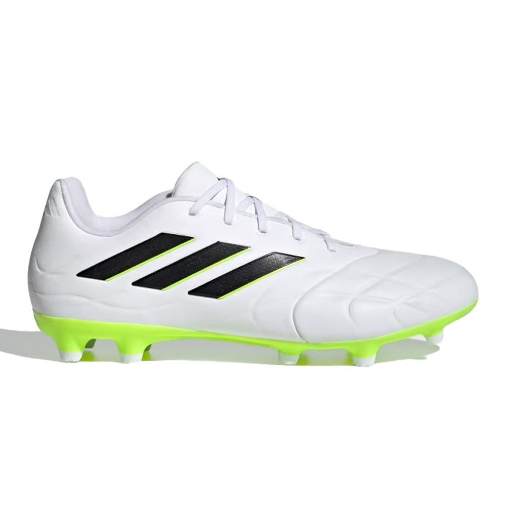 Adidas Copa Pure II.3 FG Football Boots White Black Lucid Lemon