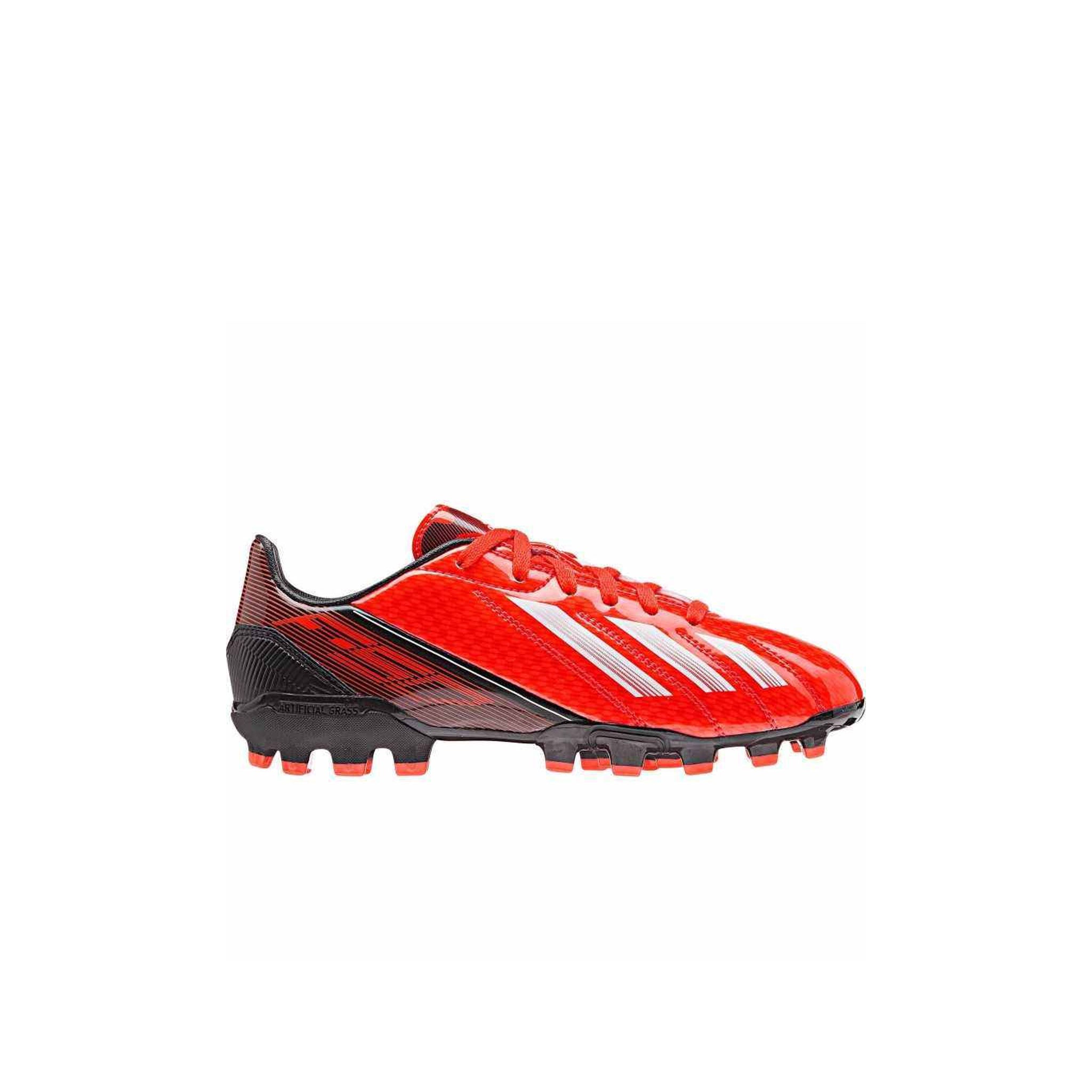 Adidas F10 Kids Football Boots Red Synthetic Lace-Up Q33866