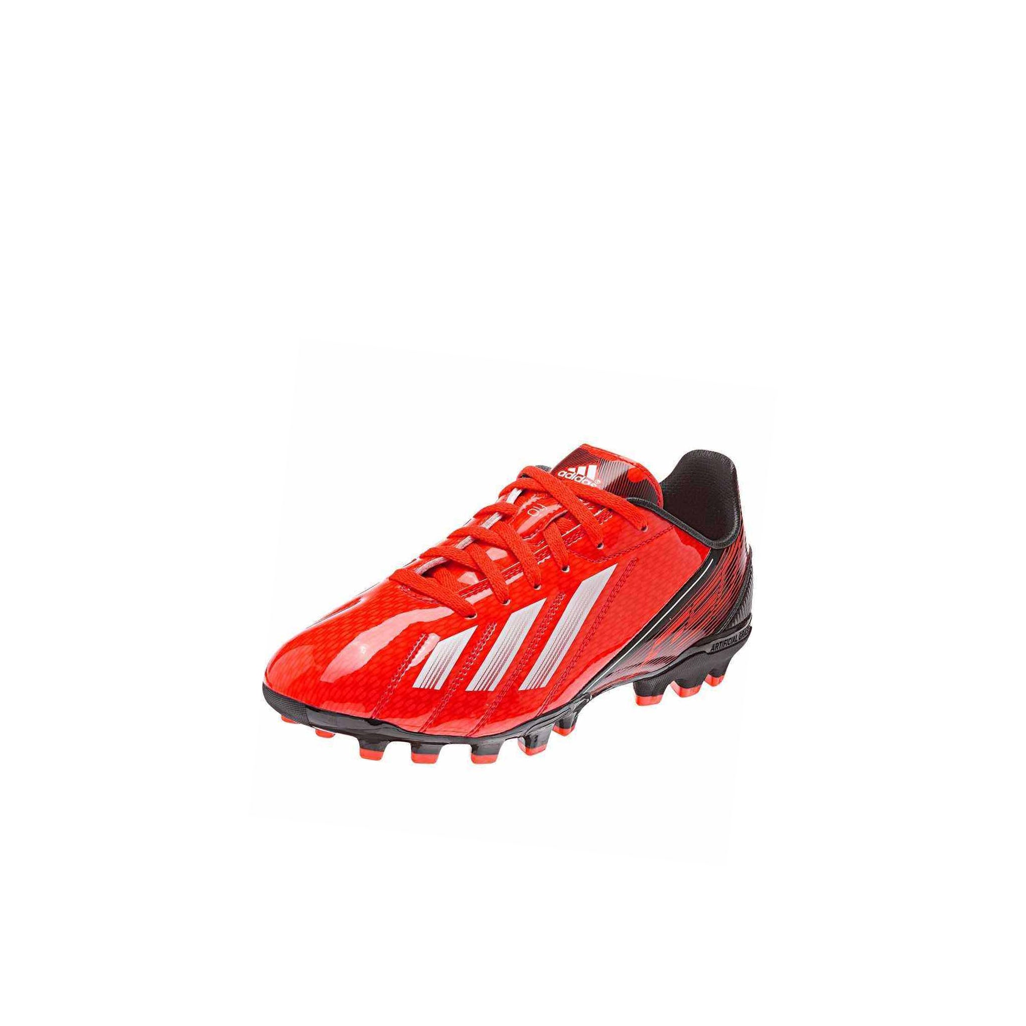 Adidas F10 Kids Football Boots Red Synthetic Lace-Up Q33866