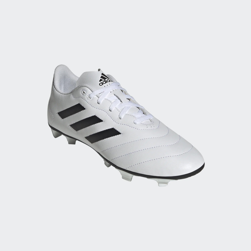 Adidas Goletto VIII FG Football Boots - White/Black/White