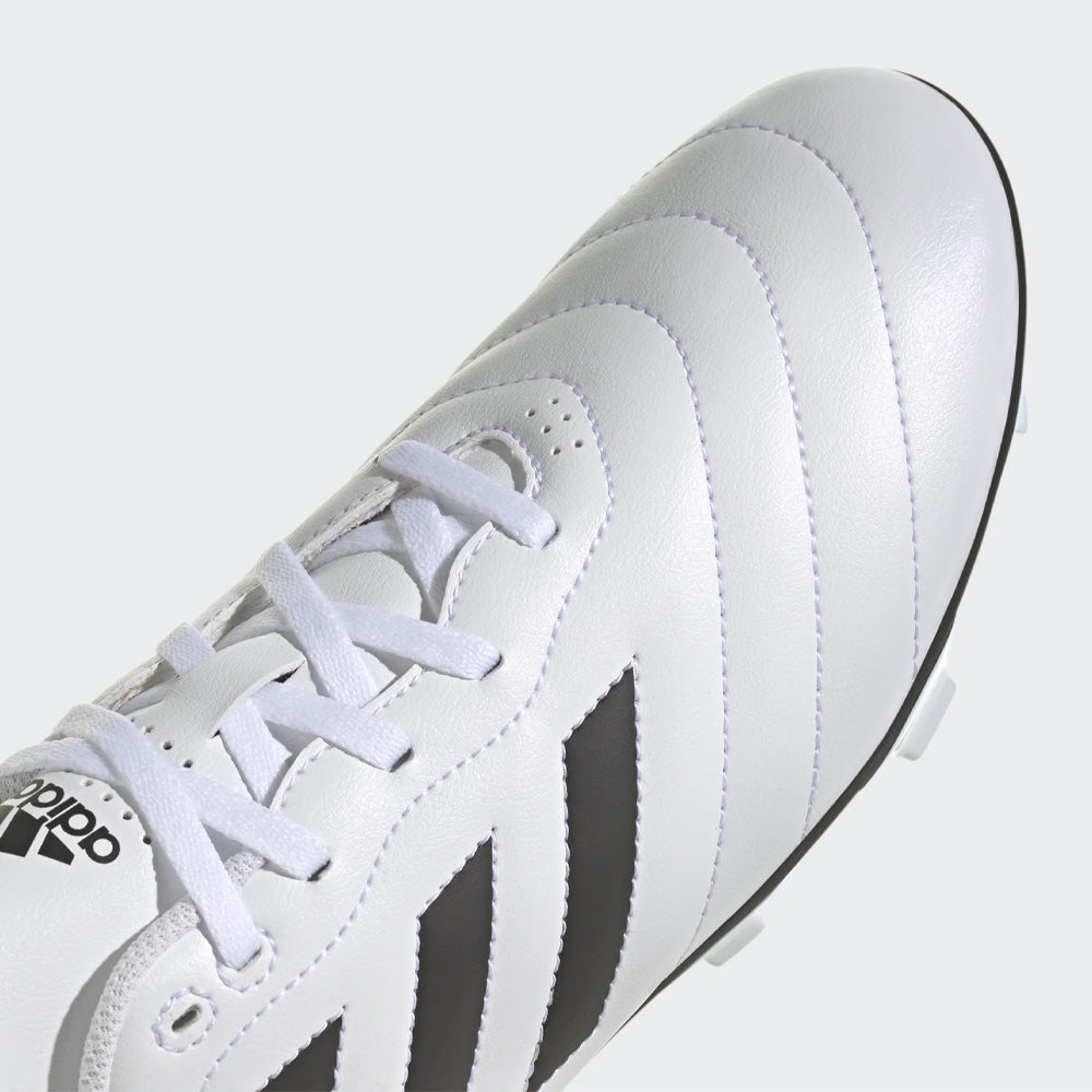 Adidas Goletto VIII FG Football Boots - White/Black/White