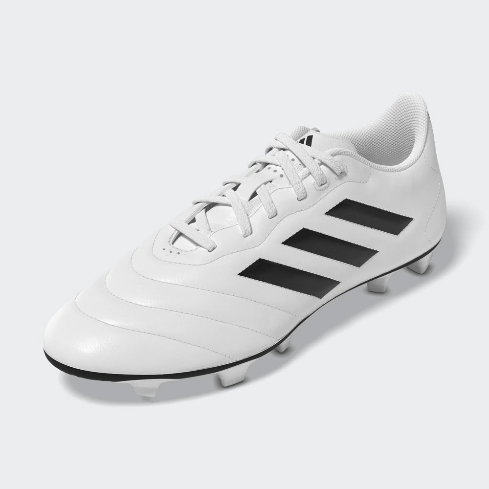 Adidas Goletto VIII FG Football Boots - White/Black/White