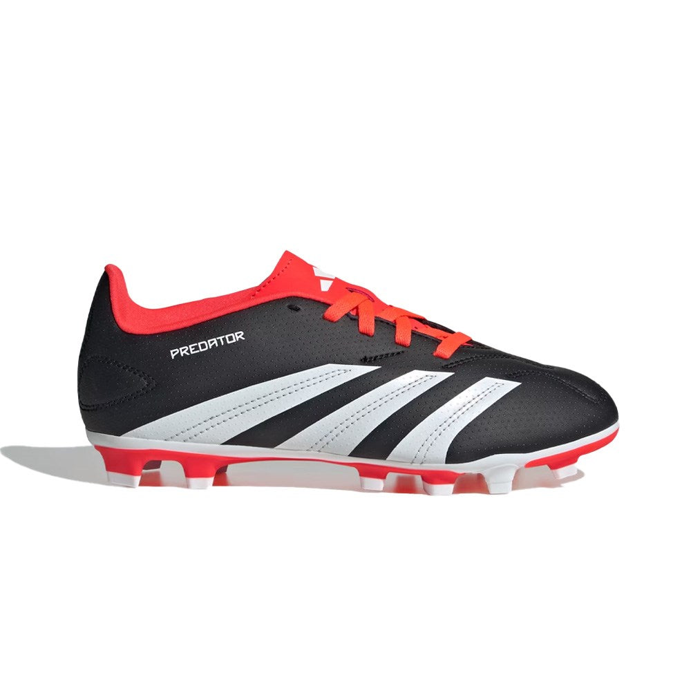 Adidas Junior Football Boots - Black/White/Solar Red