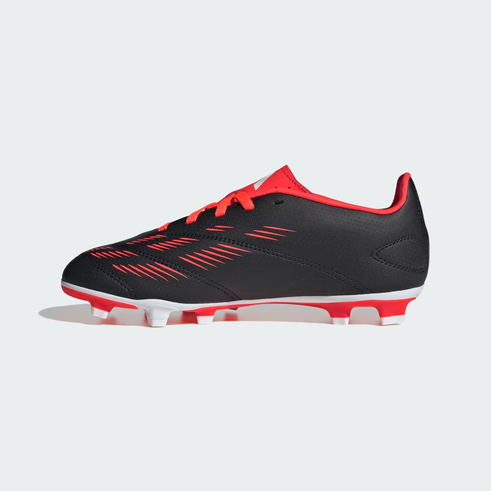 Adidas Junior Football Boots - Black/White/Solar Red