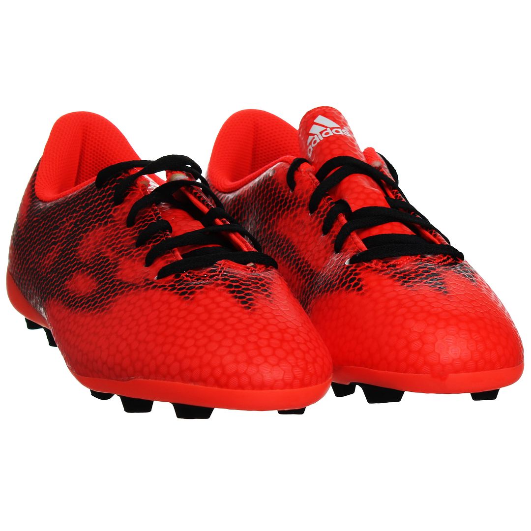 Adidas Kids Red Football Boots F5 FXG