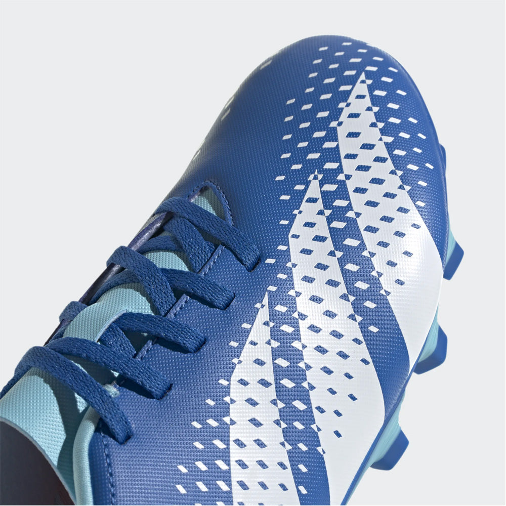 adidas Predator Accuracy.4 FxG Football Boots in Bright Royal, White, and Bliss Blue