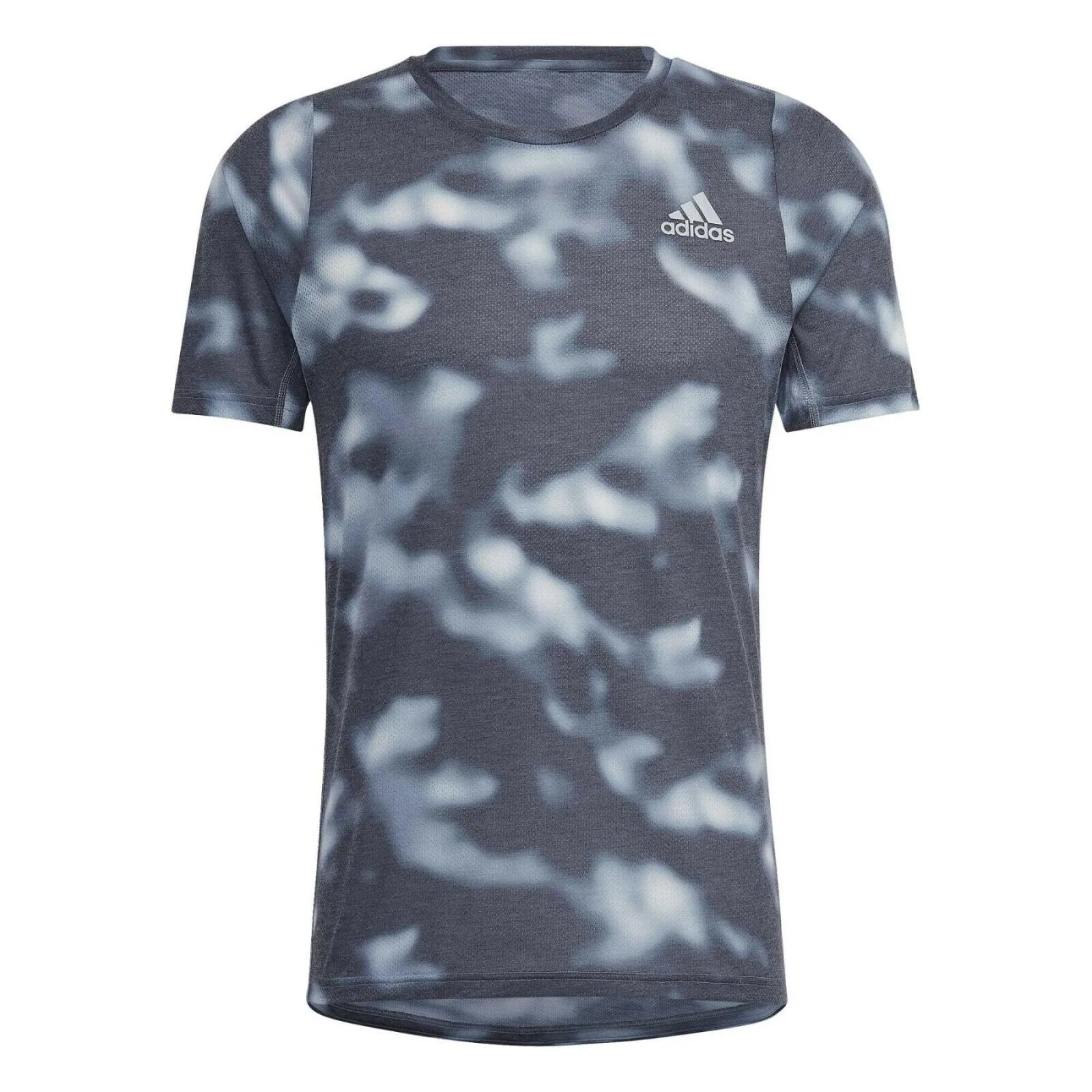 adidas Run Icons Men's Running Shirt, Breathable & Reflective, Black