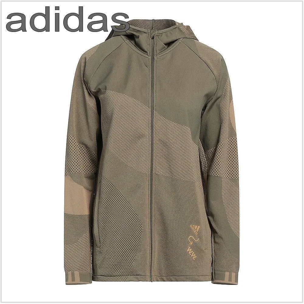 adidas Street Style Long Sleeves Logo Hoodies and Sweatshirts