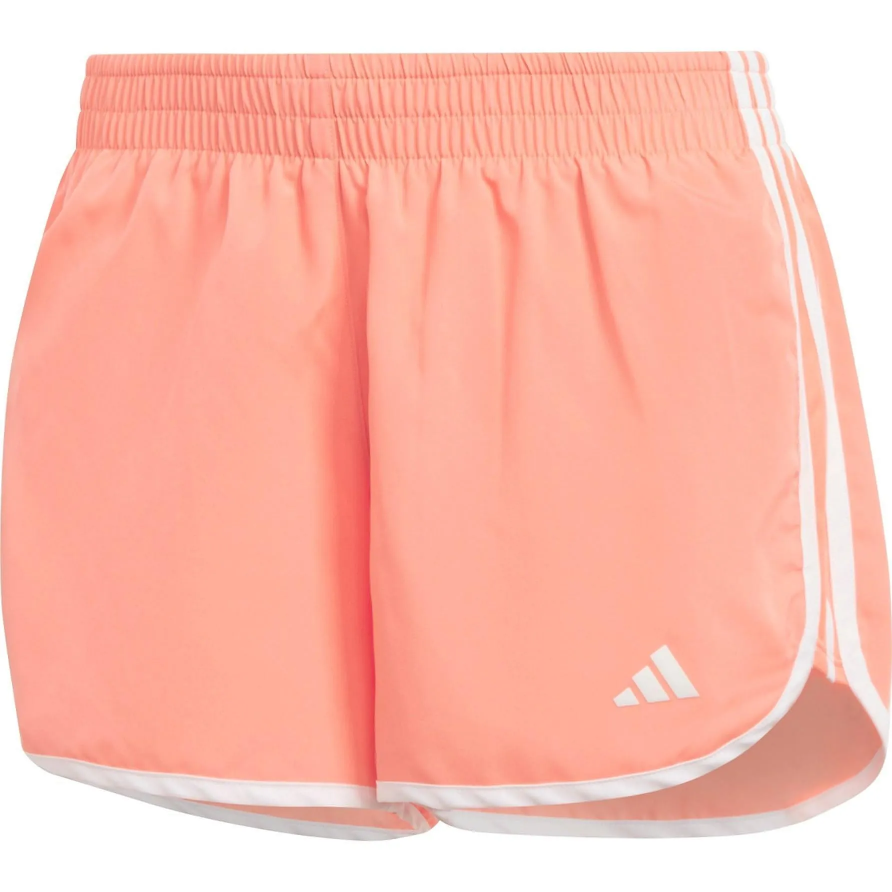 adidas Women's Orange 3 Inch Marathon 20 Running Shorts