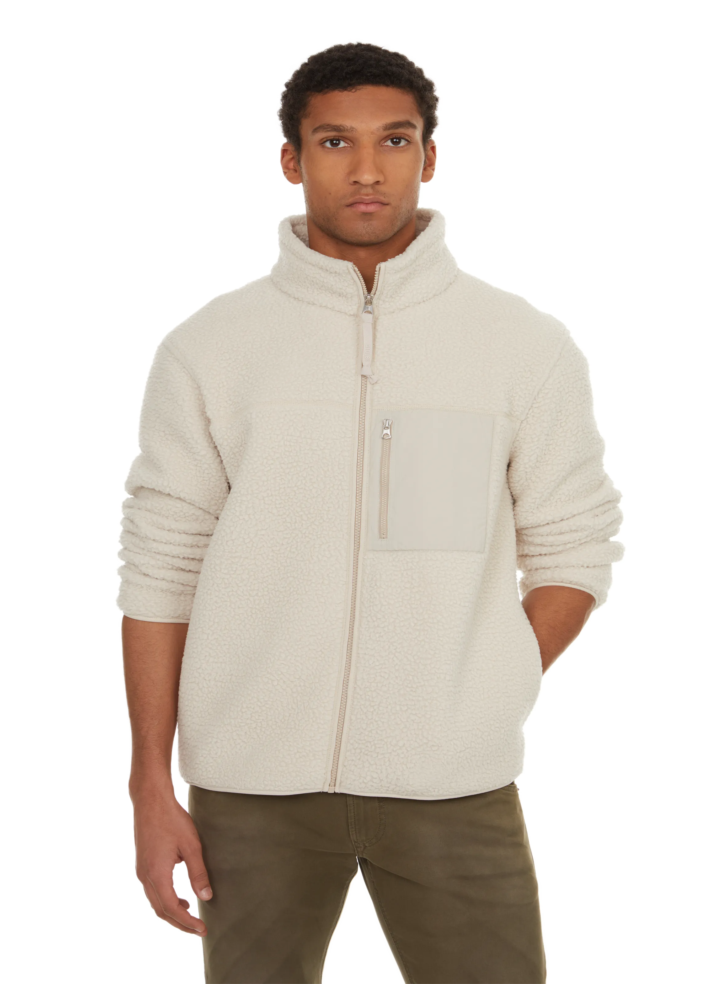 AIGLE  Sherpa fleece jacket - Beige