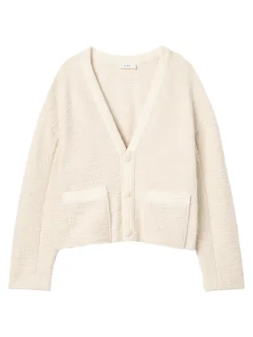 ALC Peyton Cotton Boucle Jacket, Buttercream - Shop Now