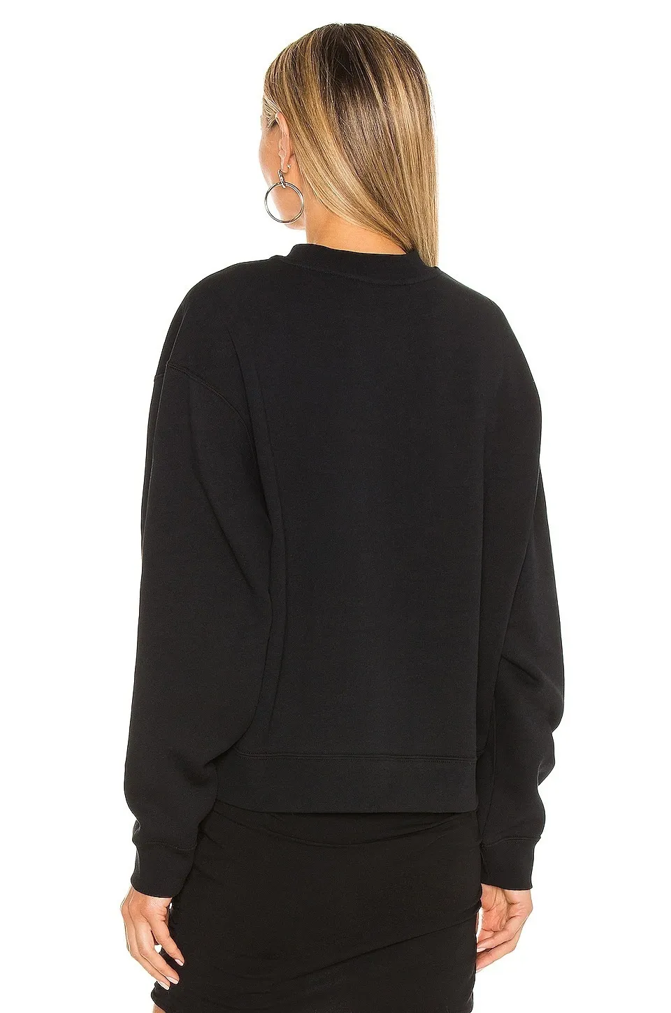 Alexander Wang Crew Neck Long Sleeves Plain Cotton Logo