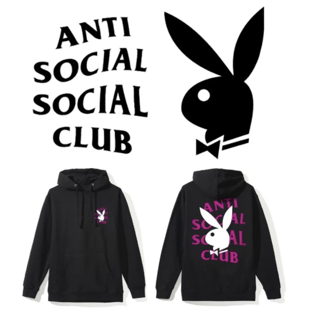 Anti Social Social Club Hoodies | Unisex Street Style Logo Sweatshirts