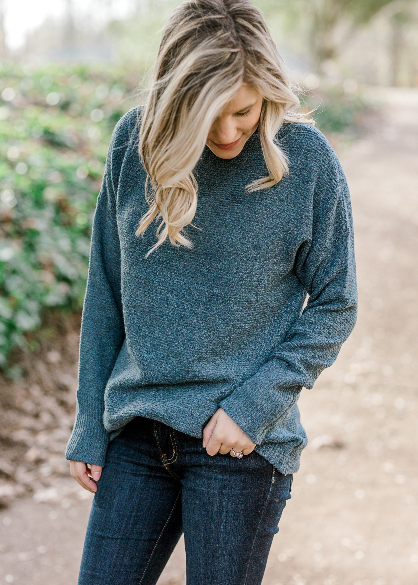 Antique Blue Sweater