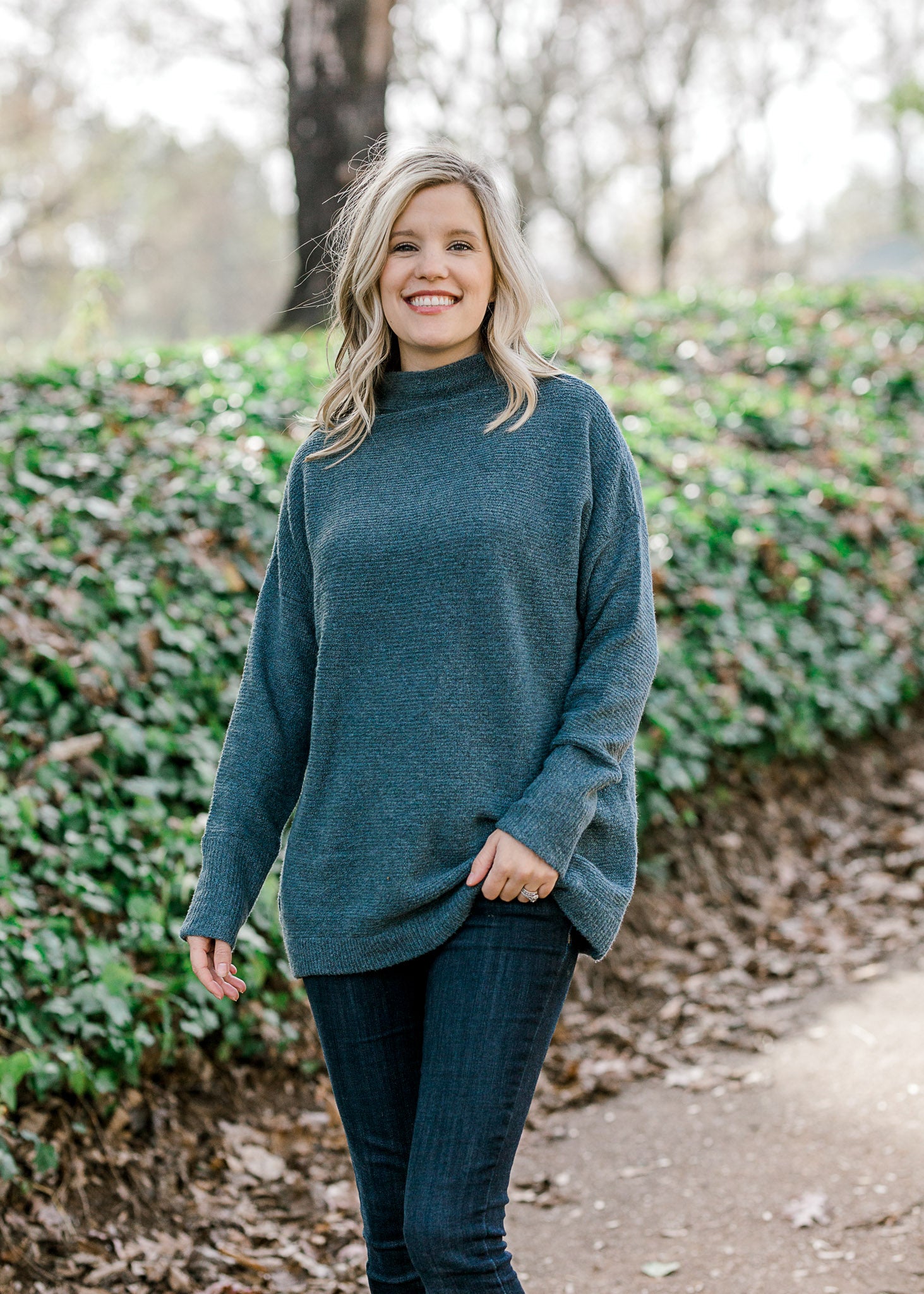 Antique Blue Sweater