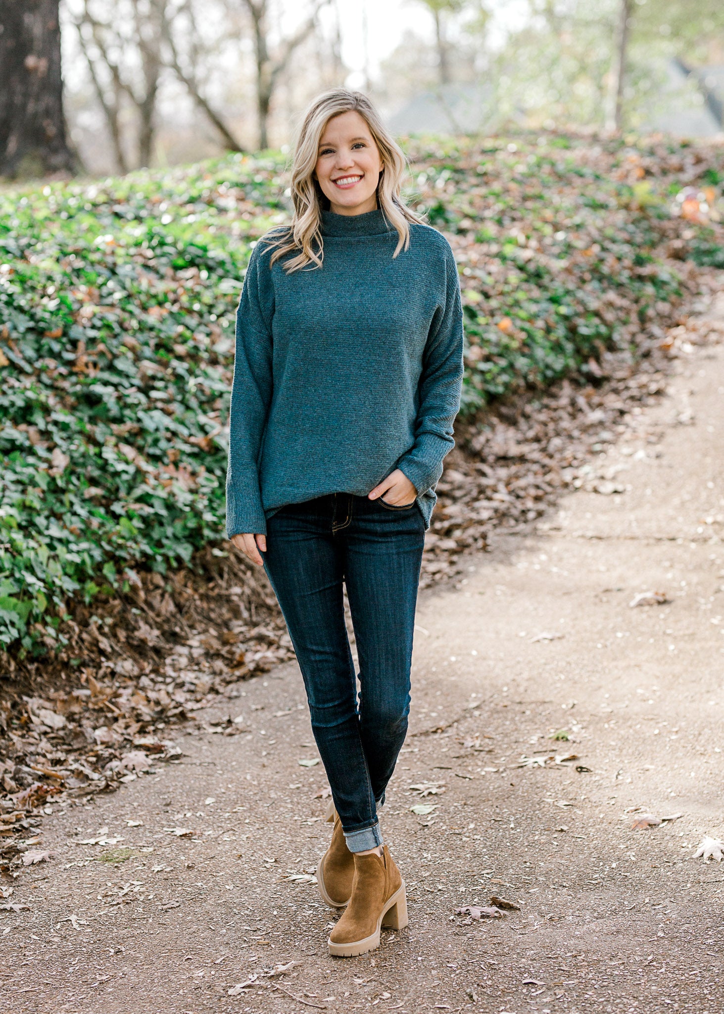 Antique Blue Sweater