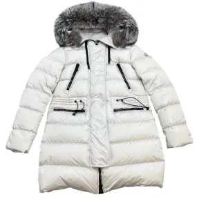 Aphrotiti Down Jacket for Women - Beige, Size 00 / UK 6.