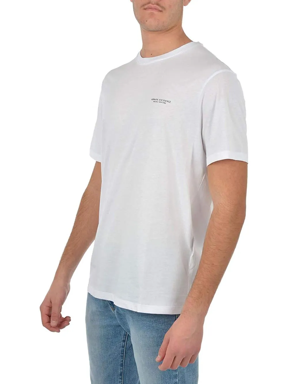 Armani Exchange Men's White T-shirt 8nzt91 Z8h4z