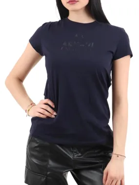 Armani Exchange T-shirt for women, 3dyt11 Yjg3z, blue