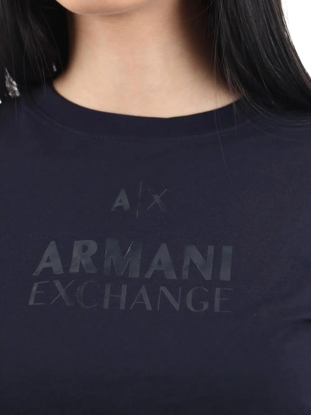 Armani Exchange T-shirt for women, 3dyt11 Yjg3z, blue