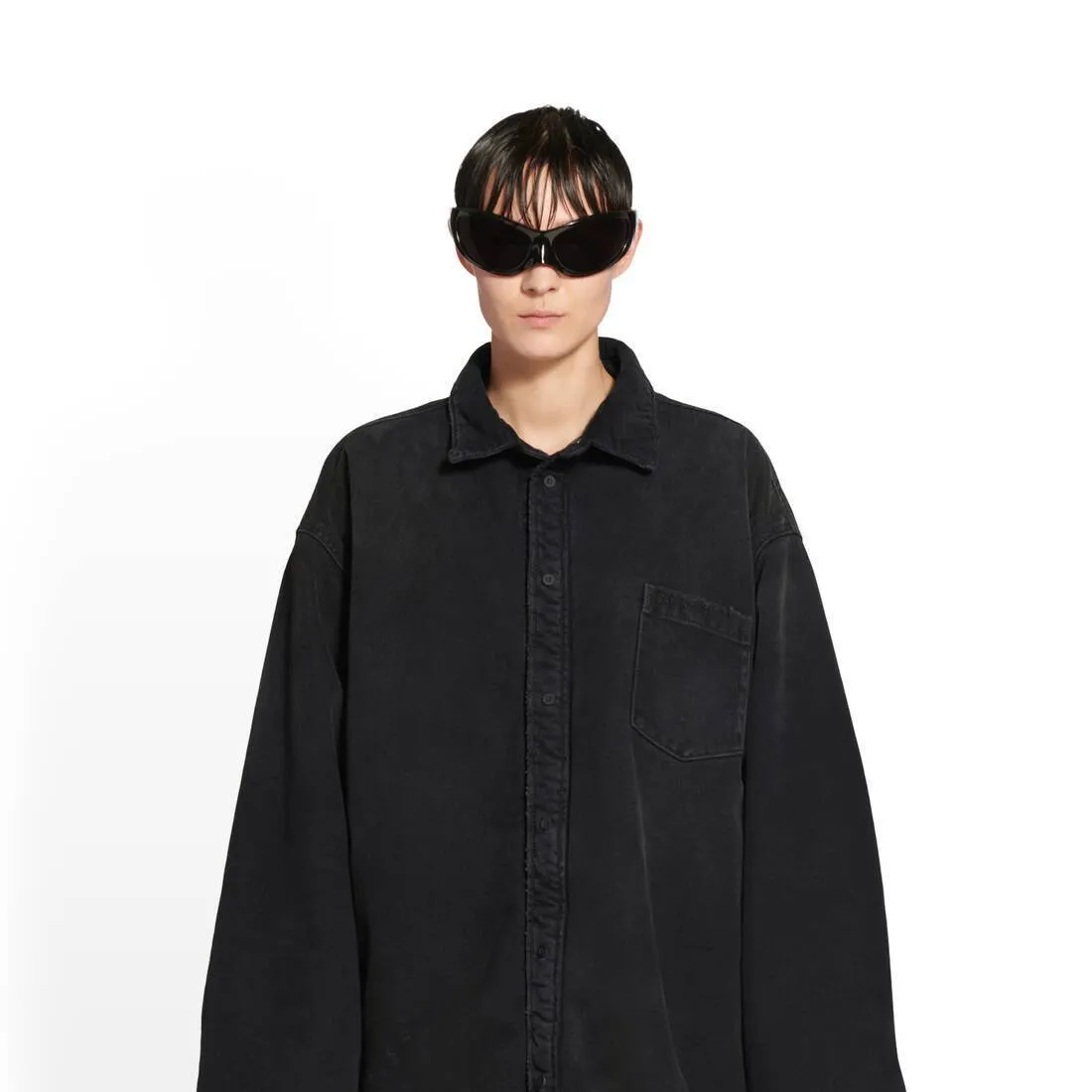 Balenciaga Black Padded Shirt - Shop Now