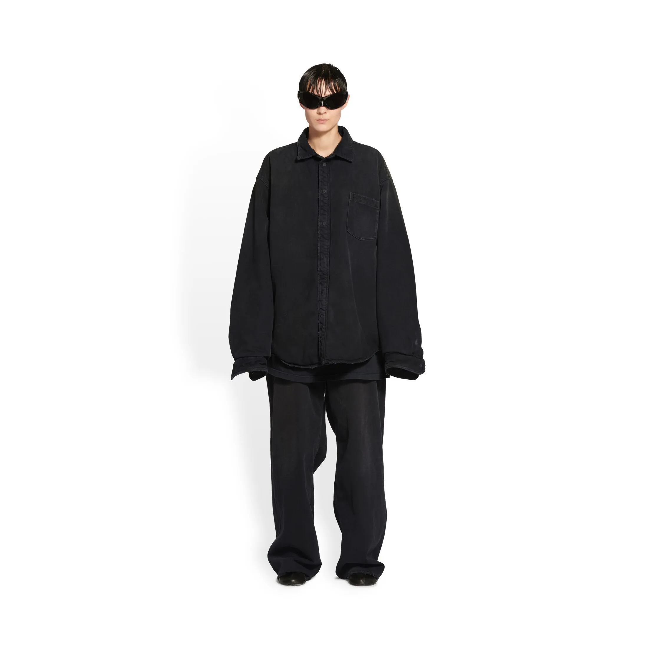 Balenciaga Black Padded Shirt - Shop Now