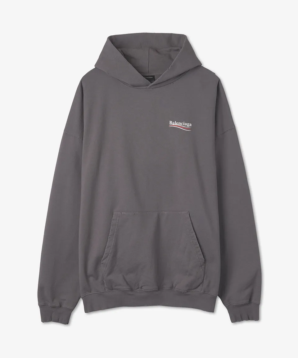 Balenciaga Hoodies - Street Style Long Sleeves Logo Cotton Luxury Collection