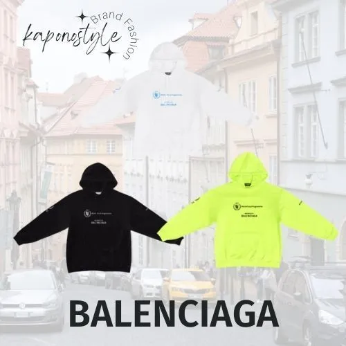 Balenciaga long sleeves plain cotton logo luxury