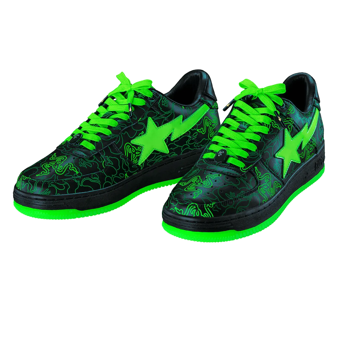 Bape Sta 'Razer' sneakers by A Bathing Ape: Google SEO-friendly words for better search results.