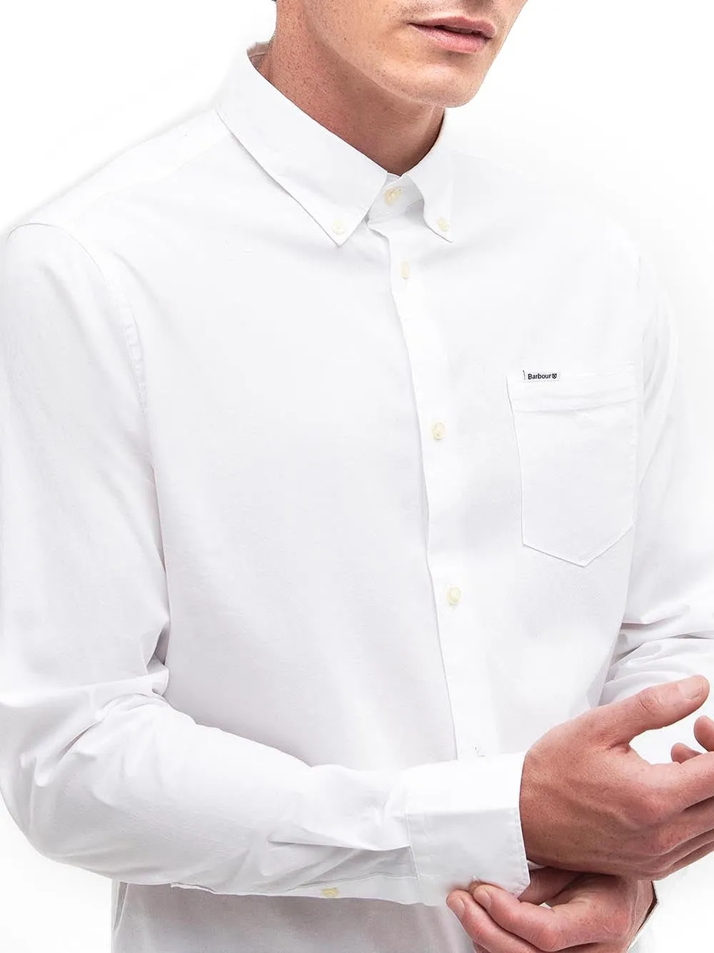 Barbour White Men's Shirt