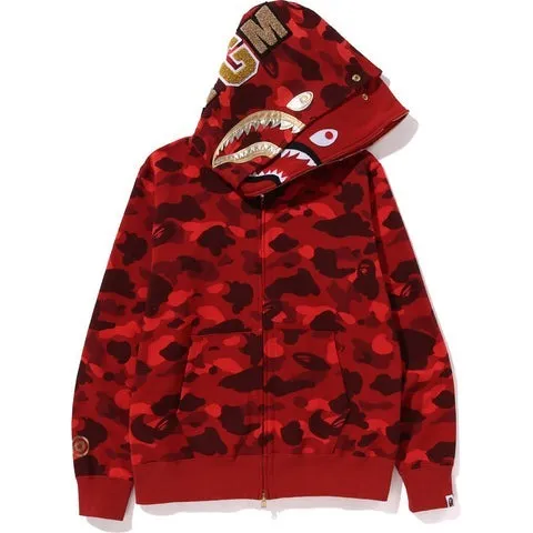 Bathing Ape camouflage long sleeves logo hoodies