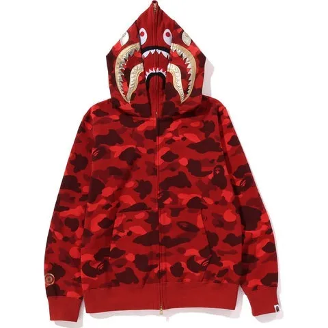 Bathing Ape camouflage long sleeves logo hoodies